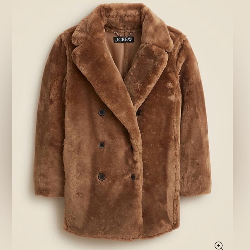 J. Crew Women's Teddy Peacoat NWT